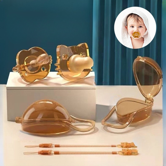 Chupeta Simuladora de Mamilo – Silicone Seguro Para Bebês