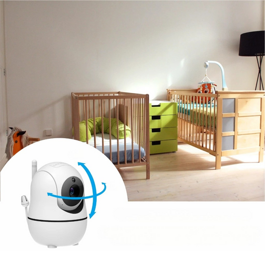 Babá Eletrônica Wi-Fi com Visão Noturna e Áudio HD - Sono Tranquilo em Qualquer Hora