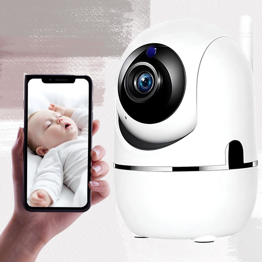 Babá Eletrônica Wi-Fi com Visão Noturna e Áudio HD - Sono Tranquilo em Qualquer Hora