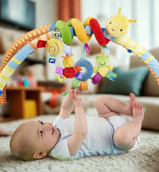 Móbile Espiral Centopeia para Carrinho, Berço e Bebê Conforto