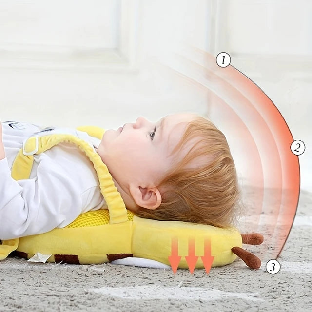 Travesseiro de Proteção para Bebê Little Bee - Segurança Antiqueda e Conforto Respirável