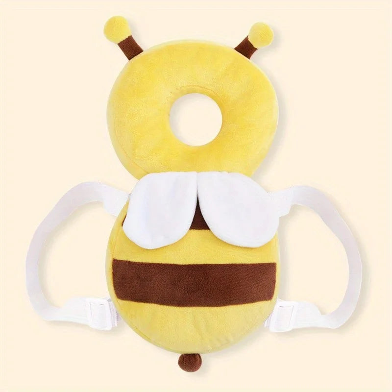 Travesseiro de proteção para cabeça de bebê Little Bee – Chapéu anti-queda respirável adequado para proteção de cabeça de crianças pequenas