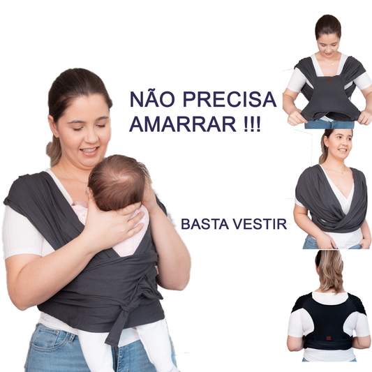 Sling de Vestir – Conforto e Segurança pro Bebê