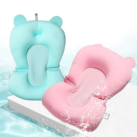 Almofada De Banho Infantil Antiderrapante Banheira Bebê Regulável Trava Secagem Flutuante Flexível ref: 8620