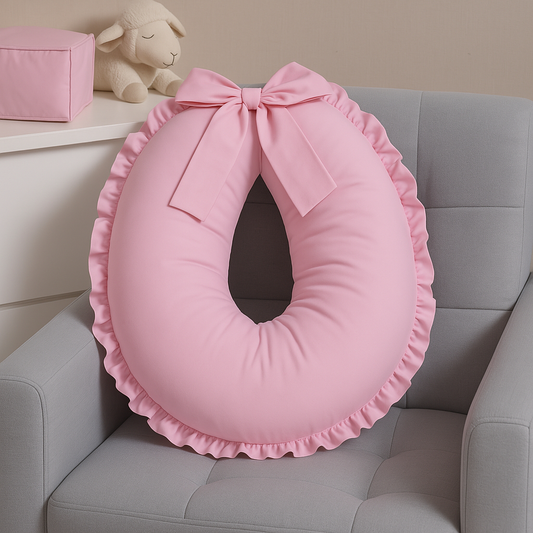 Almofada de Amamentação Babado Extra Grande Algodão