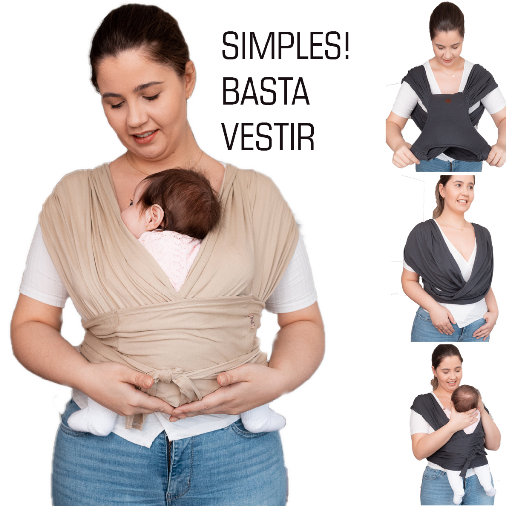 Sling de Vestir – Conforto e Segurança pro Bebê