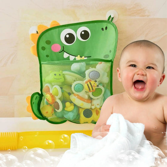 Organizador de Banho Divertido – Brinquedos Secos e Arrumados
