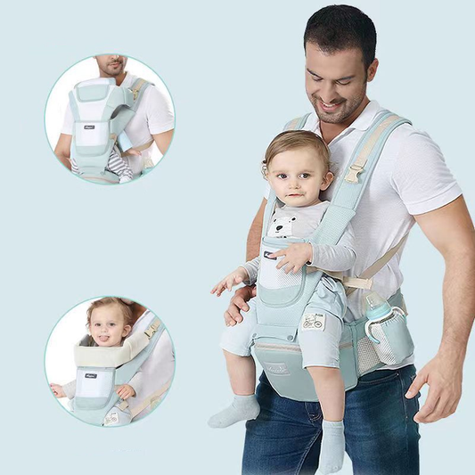 Banco De Cintura Para Bebê Canguru Bebe Passeio Varias Cores Mochila Infantil Hipseat Carrier