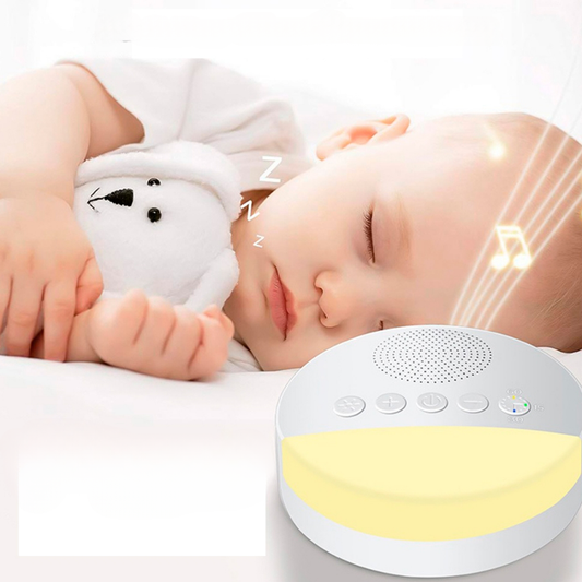 Máquina de Ruído Branco com Luz Noturna – Sono Tranquilo para Bebês e Adultos