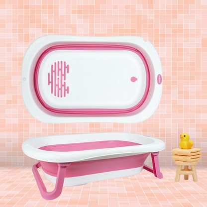 Banheira Dobrável Antiderrapante — Mais Segurança e Conforto no Banho do Seu Bebê