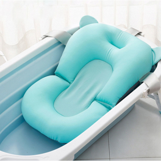 Almofada De Banho Infantil Antiderrapante Banheira Bebê Regulável Trava Secagem Flutuante Flexível ref: 8620
