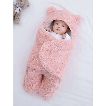 Saco de Dormir para Bebê com Sherpa - Charutinho Aconchegante